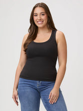 Black Ribbed Tank