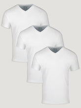 All White V-Neck 3-Pack