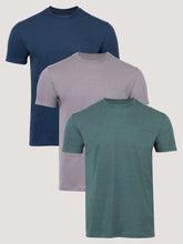 Cross Dye Crew Neck 3-Pack