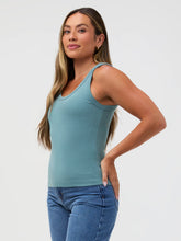 Harbor Mist Ribbed Tank