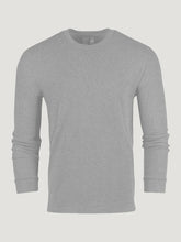 Heather Grey Thermal Long Sleeve Crew