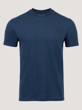 Indigo Cross Dye Crew Neck