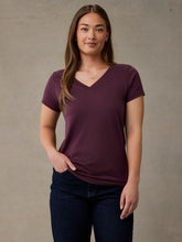 Merlot Everyday V-Neck Tee