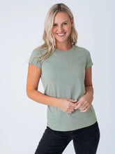 Vintage Green Everyday Crew Neck Tee