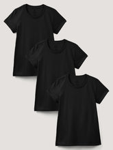 Women's Crew All Black 3-Pack