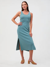 Harbor Mist Ribbed Tank Dress