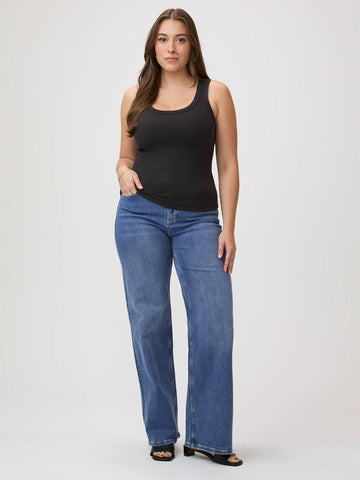 Black Ribbed Tank 2-Pack