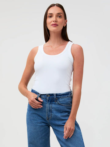 Black & White Ribbed Tank 2-Pack