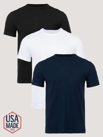 Heritage Cotton Crew 3-Pack