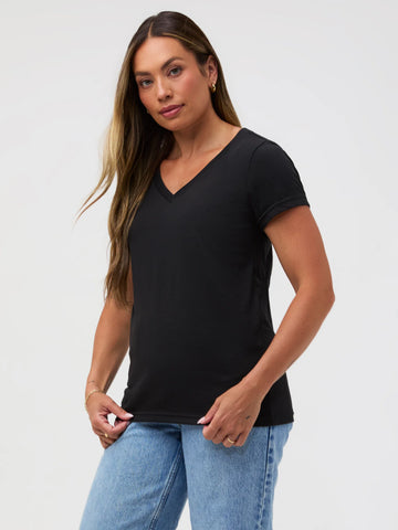 Women's V-Neck All Black 5-Pack