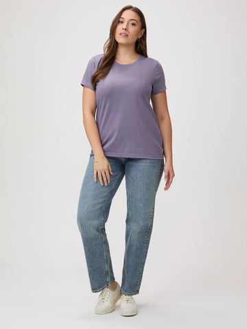 Flint Purple Everyday Crew Neck Tee