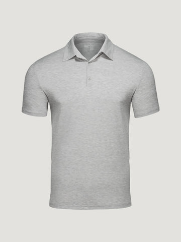 Heather Grey Performance Cool Polo