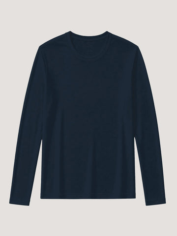 Women's Dark Navy Long Sleeve Crew