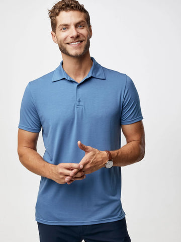 Monsoon Blue Performance Cool Polo