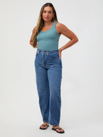 Harbor Mist Ribbed Tank