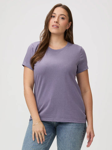 Flint Purple Everyday Crew Neck Tee