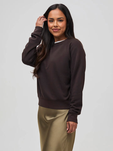 Women's Espresso Crew Sweatshirt
