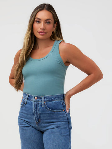 Harbor Mist Ribbed Tank