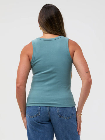 Harbor Mist Ribbed Tank