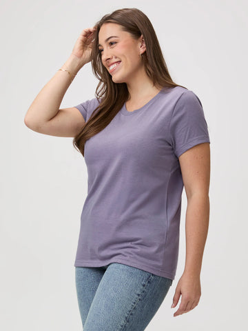 Flint Purple Everyday Crew Neck Tee