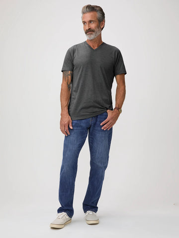 Carbon Grey V-Neck