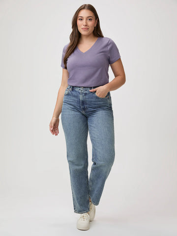 Flint Purple Everyday V-Neck Tee