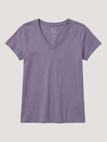 Flint Purple Everyday V-Neck Tee