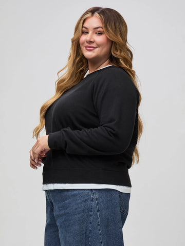 Women's Black Crew Sweatshirt