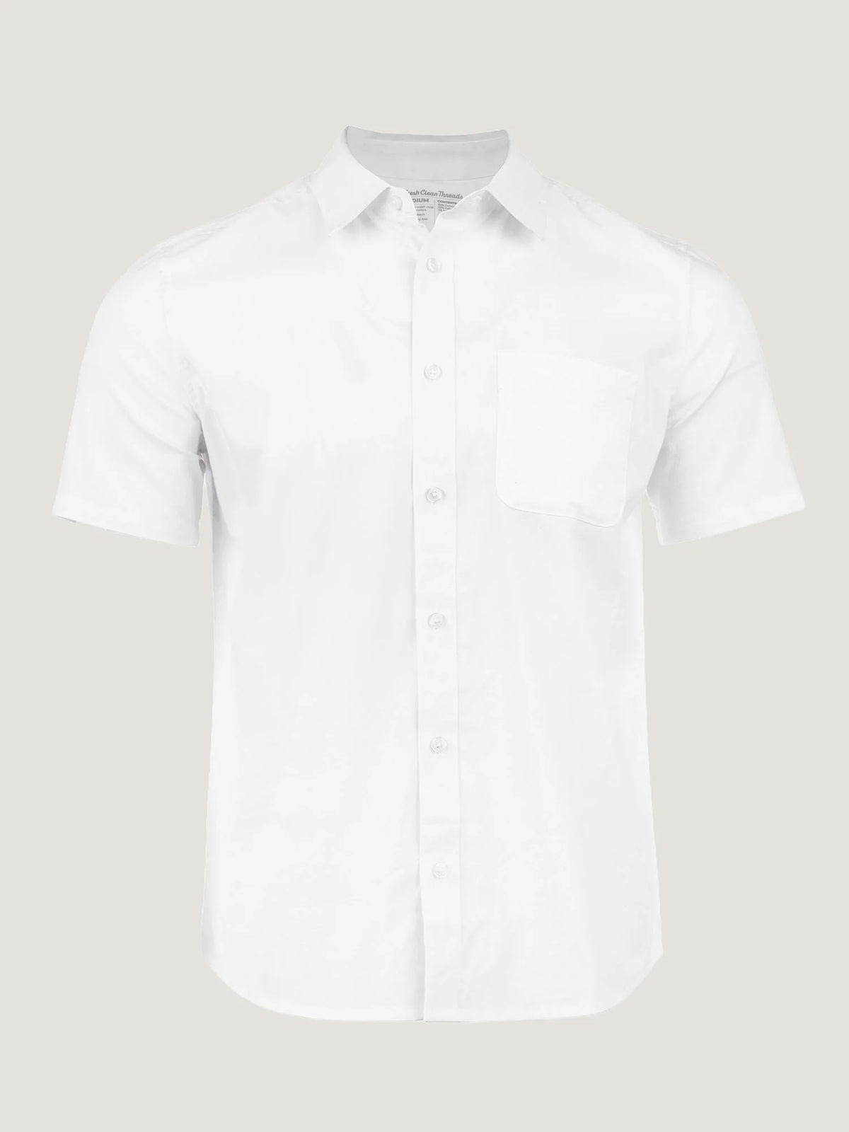White All Day Short Sleeve Shirt