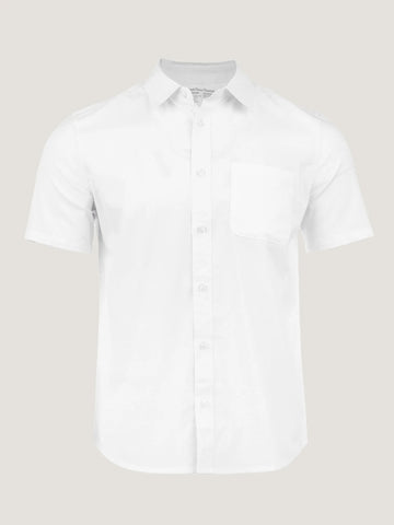 White All Day Short Sleeve Shirt