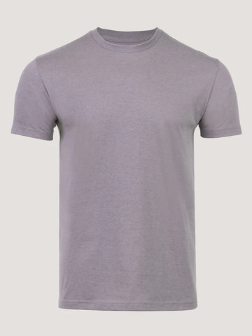 Lilac Cross Dye Crew Neck