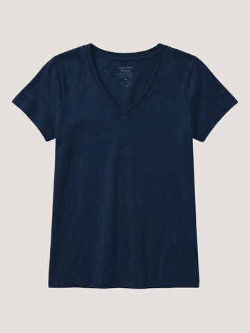 Dark Navy Everyday V-Neck Tee