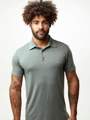 Mercury Green Performance Cool Polo
