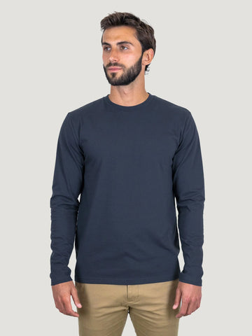 Odyssey Blue Long Sleeve Crew Neck FINAL SALE