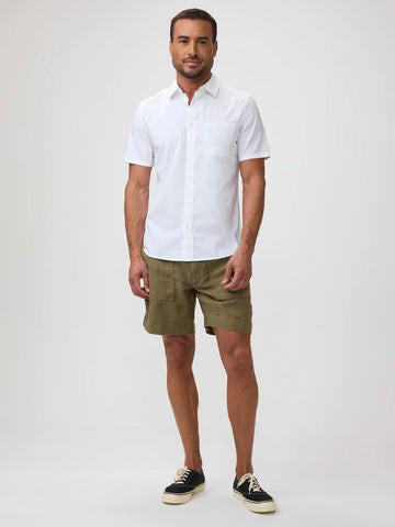 White All Day Short Sleeve Shirt