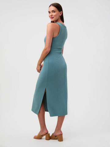 Harbor Mist Ribbed Tank Dress