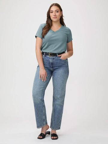 Harbor Mist Everyday V-Neck Tee