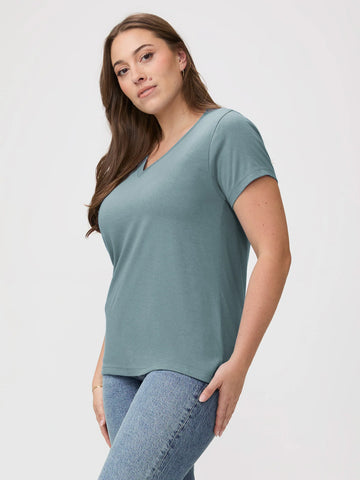 Harbor Mist Everyday V-Neck Tee