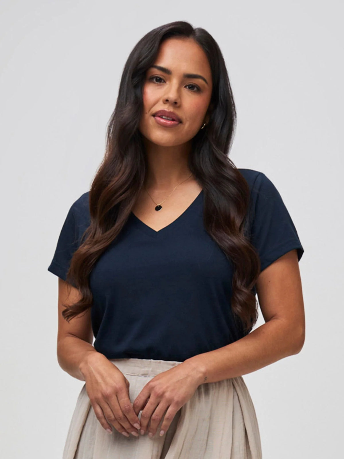 Dark Navy Everyday V-Neck Tee