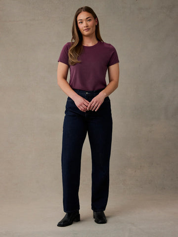 Merlot Everyday Crew Neck Tee
