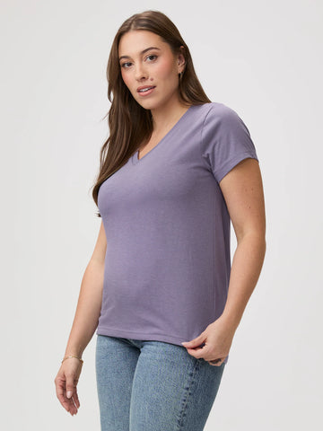 Flint Purple Everyday V-Neck Tee