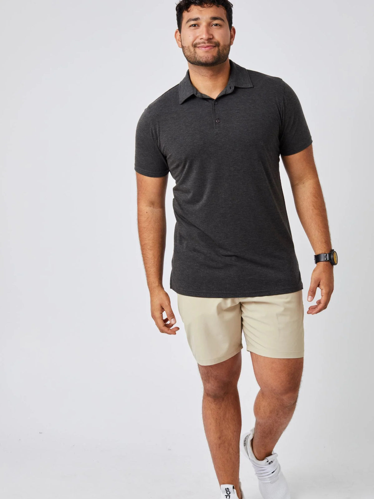 Charcoal Performance Cool Polo