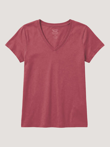 Coral Everyday V-Neck Tee