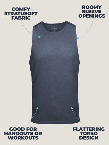 Navy Pacific Beach Tank Top FINAL SALE