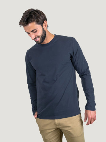 Odyssey Blue Long Sleeve Crew Neck FINAL SALE