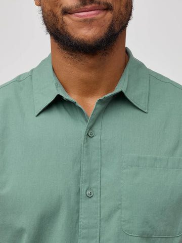 Sagebrush Short Sleeve Stretch Button Up