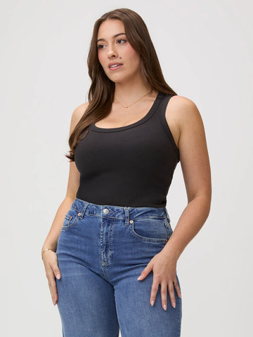 Black Ribbed Tank 2-Pack
